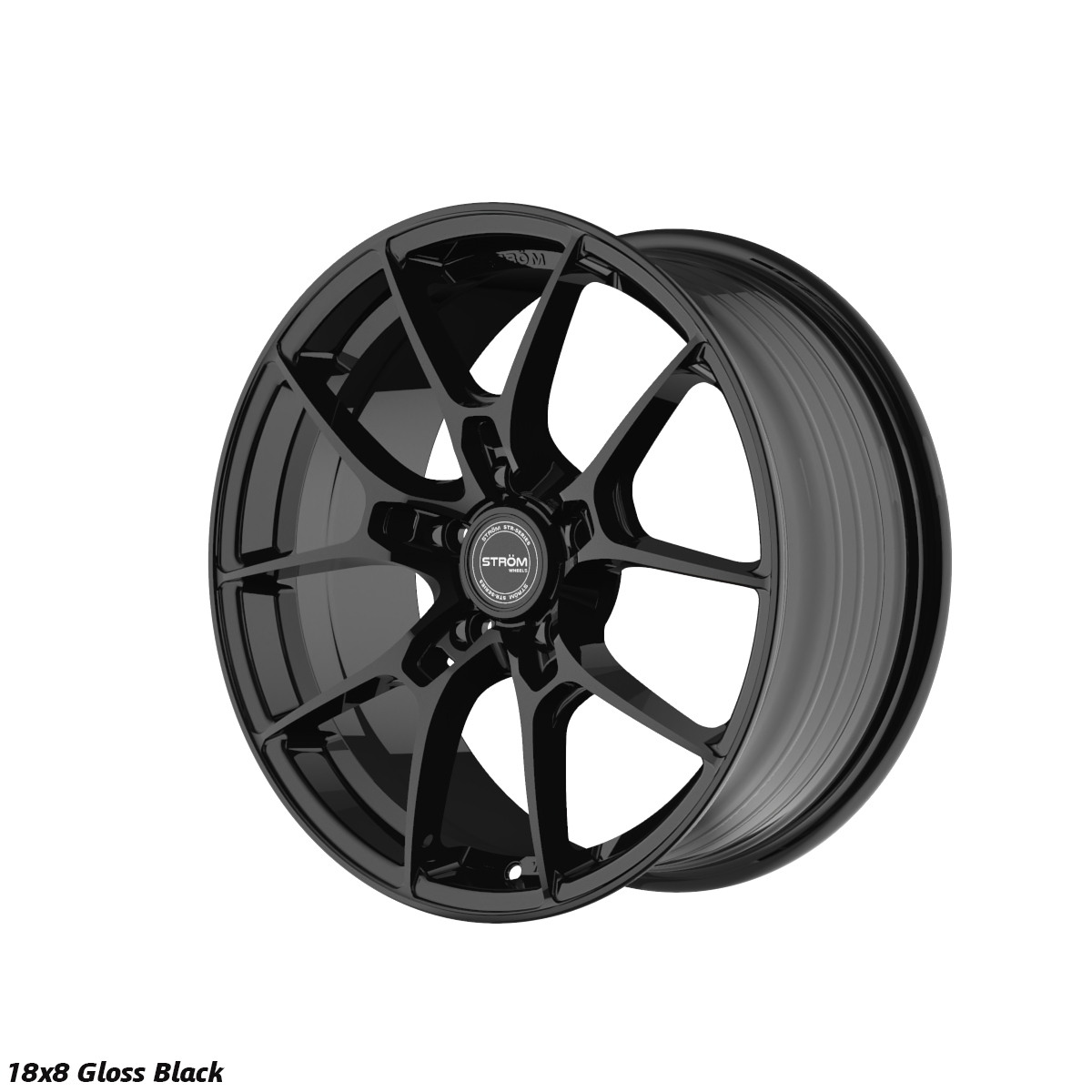 R19X8.5J 5X112 ET28 CB 66.6 Gloss Black