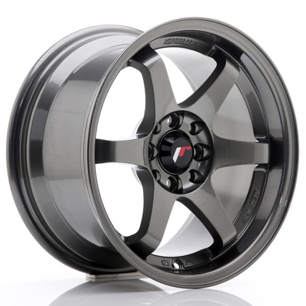 JR Wheels JR3 15x8 ET25 4x100/114 Gun Metal Alloy Wheel