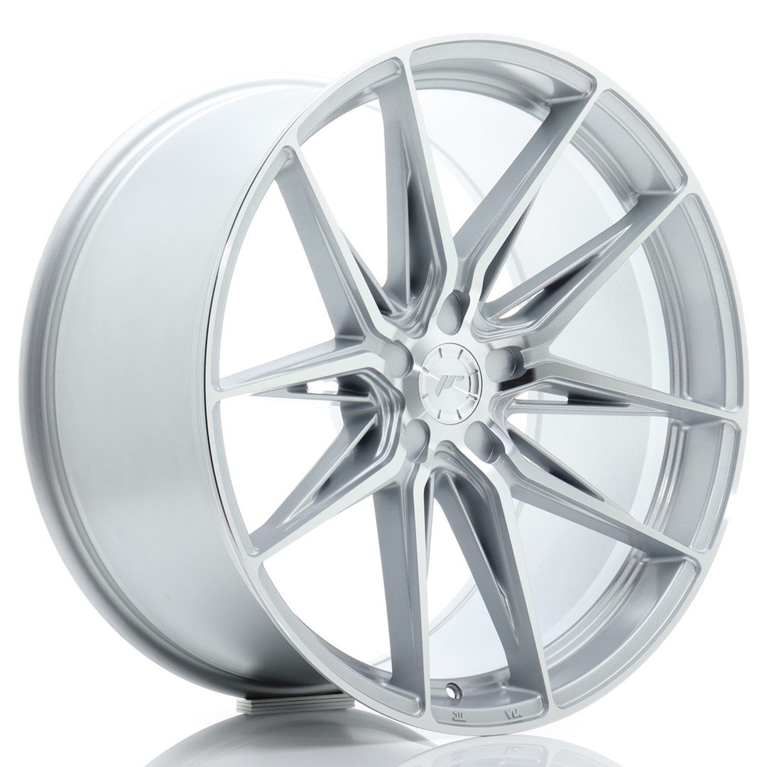 JR Wheels JR44 21x11 ET11-46 5H BLANK Silver w/ Machined Face Alloy Wheel