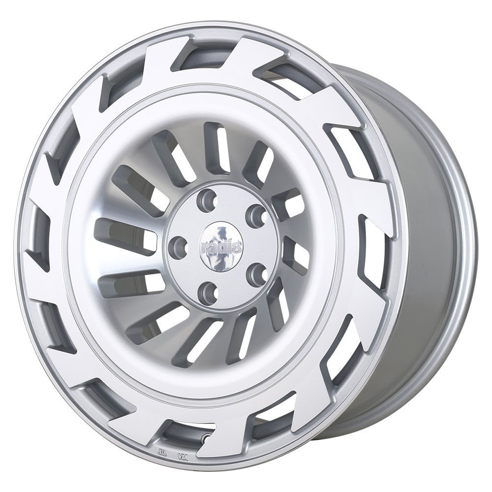 R18X8.5J 5X112 ET40 CB 66.6 Matt Silver Machined Face