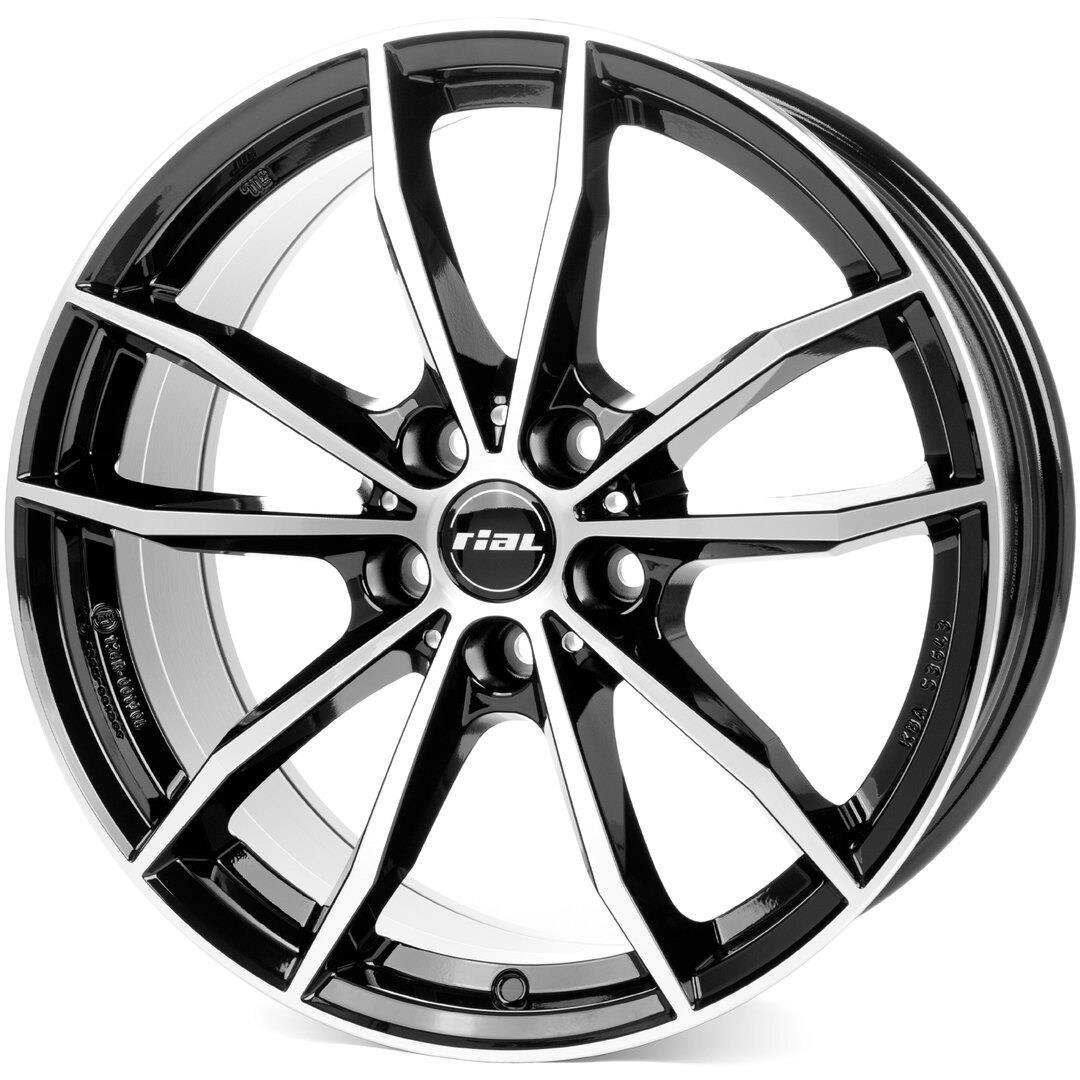 R20x9J 5X112 ET38 CB-66.6 diamond-black frontpolished