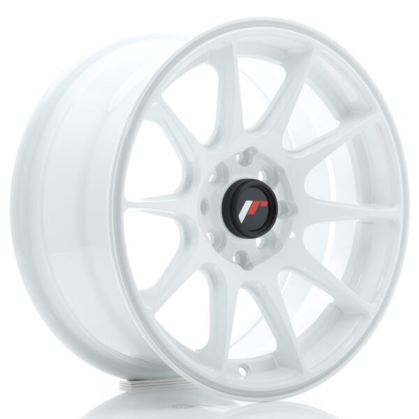 JR Wheels JR11 15x7 ET30 4x100/108 White Alloy Wheel
