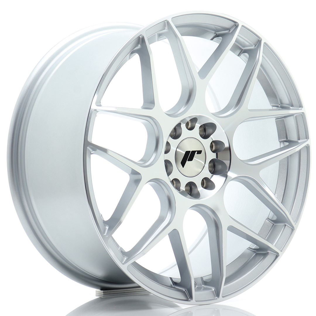 JR Wheels JR18 18x8,5 ET35 5x100/120 Silver Machined Face Alloy Wheel