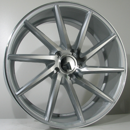 R19x9.5J 5X120 ET38 CB-72.6 Silver Face Machined