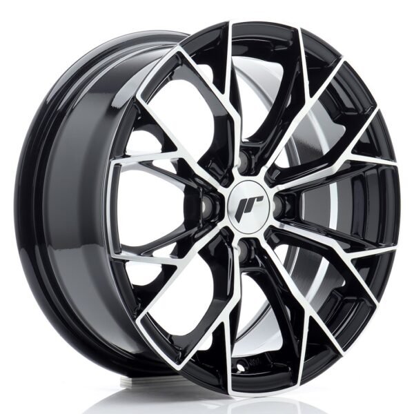 JR Wheels JR49 15x6,5 ET35 4x100 Gloss Black Machined Face Alloy Wheel