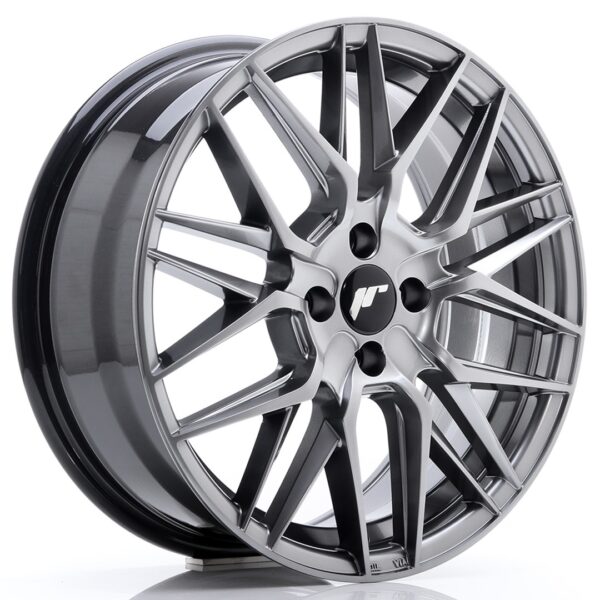 JR Wheels JR28 17x7 ET40 4x100 Hyper Black Alloy Wheel
