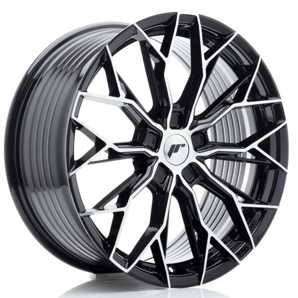 JR Wheels JR49 19x8 ET20-40 5H BLANK Gloss Black Machined Face Alloy Wheel