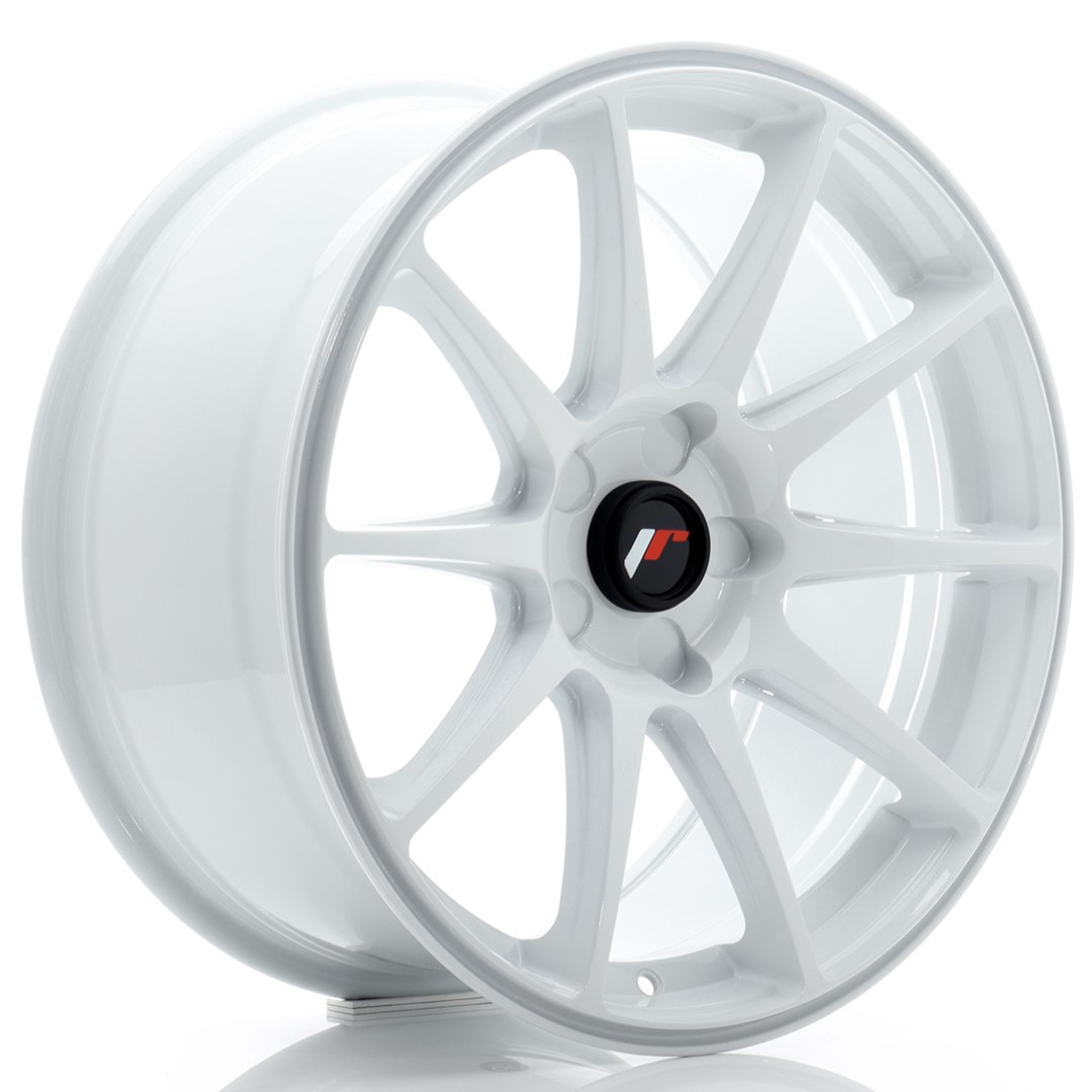 JR Wheels JR11 18x8,5 ET20-40 5H BLANK White Alloy Wheel