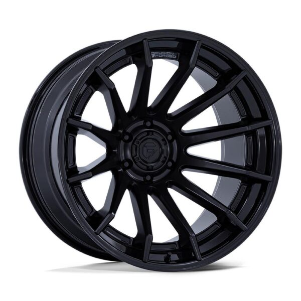 R22x10J 6X139.7 ET-18 CB-106.1 Matte Black With Gloss Black Lip
