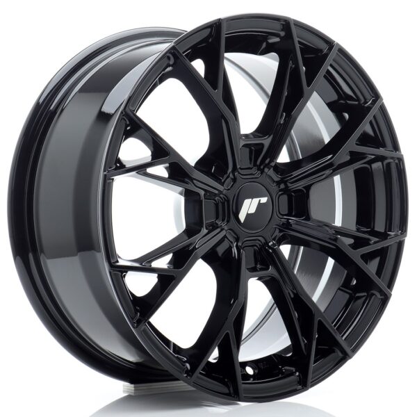 JR Wheels JR49 16x7 ET20-42 4H BLANK Gloss Black Alloy Wheel