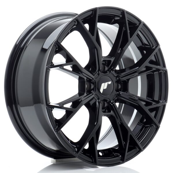 JR Wheels JR49 16x7 ET25 4x108 Gloss Black Alloy Wheel