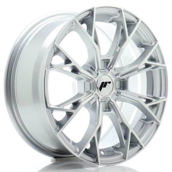 JR Wheels JR49 16x7 ET20-42 4H BLANK Silver Machined Face Alloy Wheel