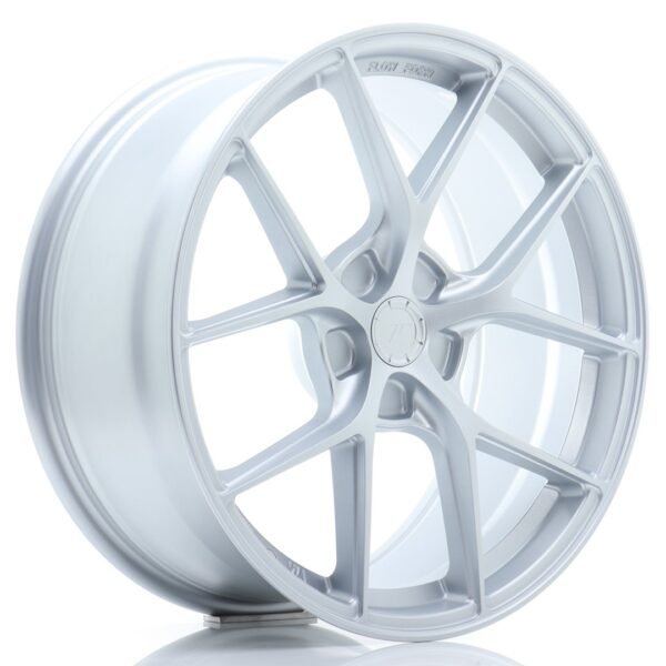 JR Wheels SL01 19x9 ET20-51 5H BLANK Matt Silver Alloy Wheel