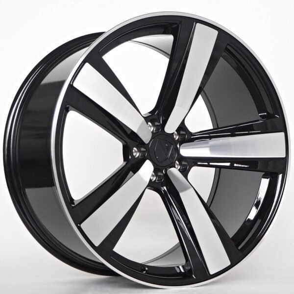 R21x10.0J 5X112 ET19 CB-66.6 Black Face Machined