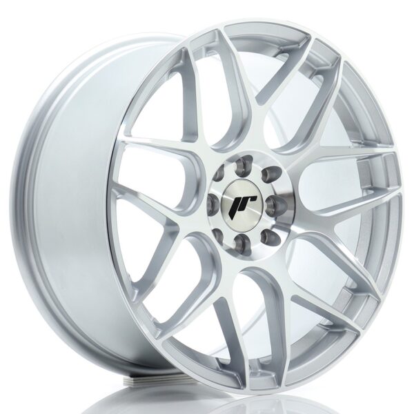 JR Wheels JR18 17x8 ET35 4x100/114 Silver Machined Face Alloy Wheel
