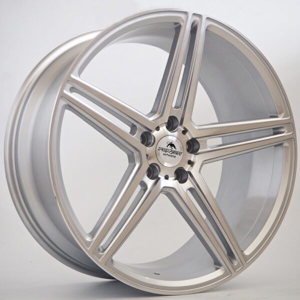R20x9.0J 5X112 ET30 CB-66.6 sudraba virsma, apstrādāta