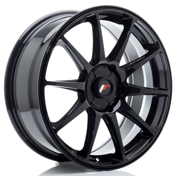 JR Wheels JR11 18x7,5 ET20-40 5H BLANK Gloss Black Alloy Wheel