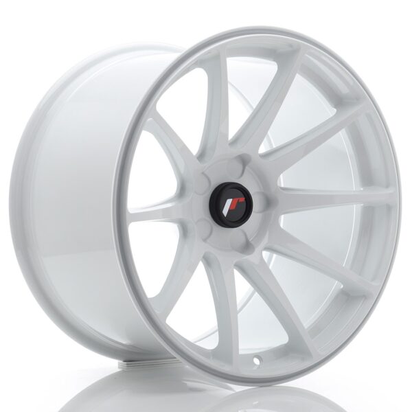 JR Wheels JR11 18x10,5 ET0-25 5H BLANK White Alloy Wheel