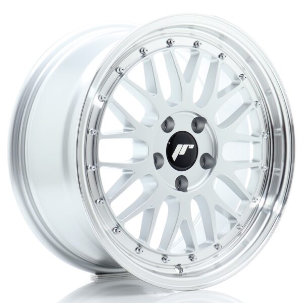 JR Wheels JR23 17x7,5 ET40 5x112 Hyper Silver w/ Machined Lip Alloy Wheel