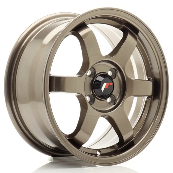 JR Wheels JR3 15x7 ET25 4x100 Bronze Alloy Wheel