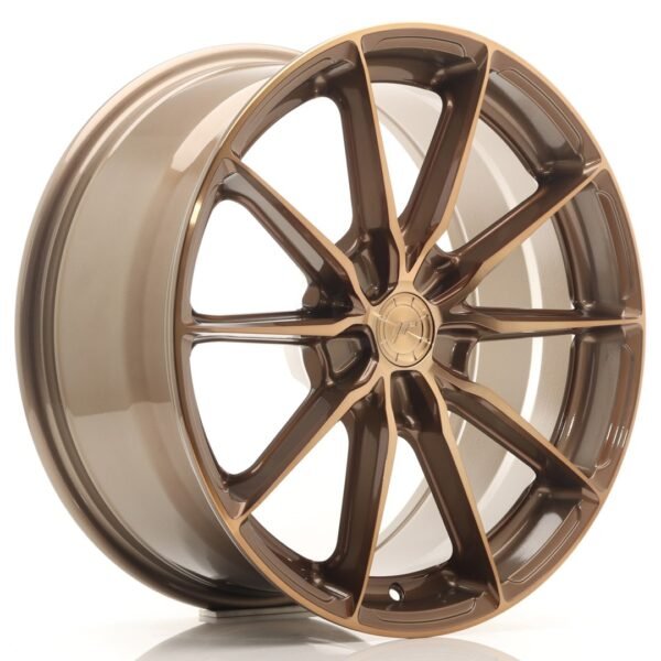 JR Wheels JR37 18x8 ET20-45 5H BLANK Platinum Bronze Alloy Wheel
