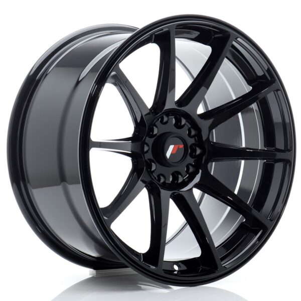 JR Wheels JR11 18x9,5 ET22 5x114/120 Gloss Black Alloy Wheel