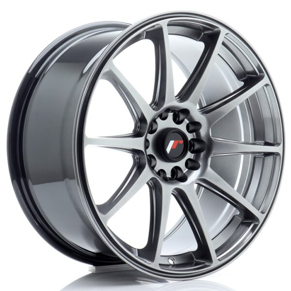 JR Wheels JR11 18x8,5 ET35 5x100/108 Hyper Black Alloy Wheel