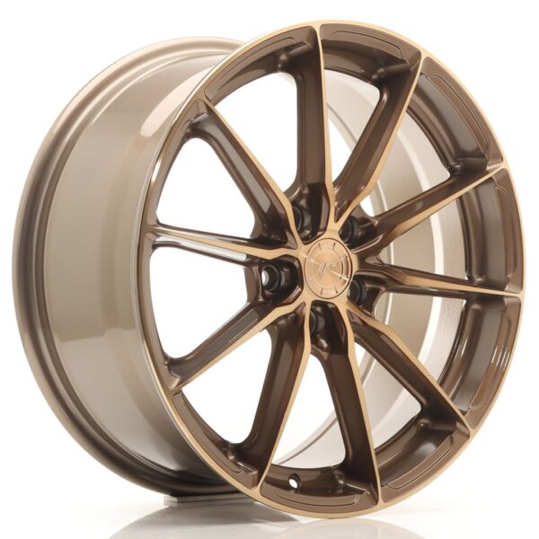 JR Wheels JR37 18x8 ET45 5x112 Platinum Bronze Alloy Wheel