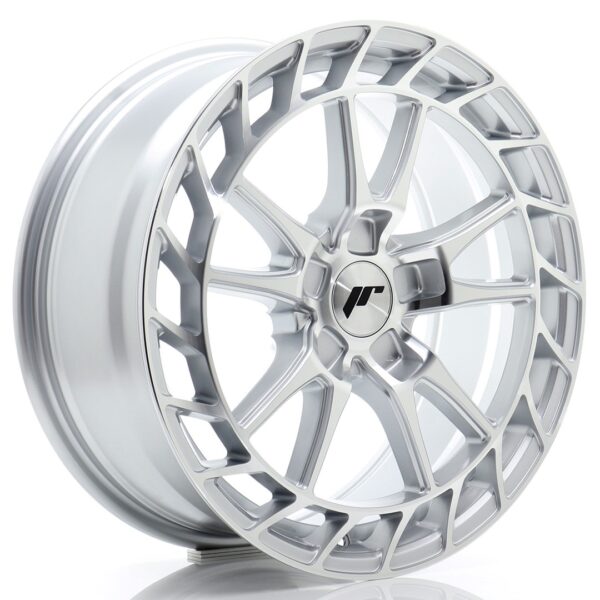 JR Wheels JR45 18x8 ET25-45 5H BLANK Silver Machined Face Alloy Wheel