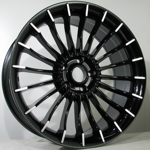 R19x8.5J 5X120 ET33 CB-72.6 Black Face Machined