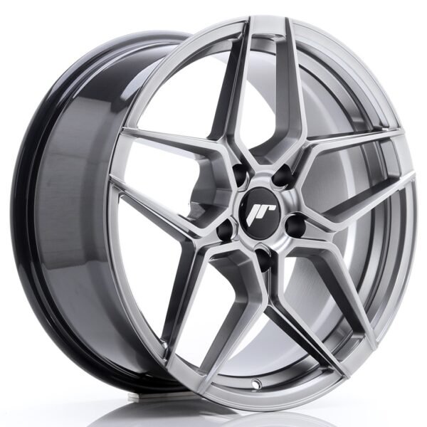 JR Wheels JR34 18x8 ET42 5x112 Hyper Black Alloy Wheel