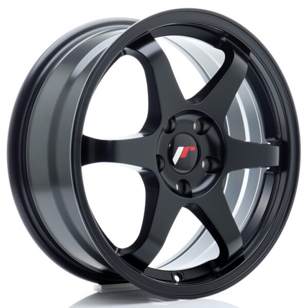 JR Wheels JR3 17x7 ET40 4x100 Matt Black Alloy Wheel