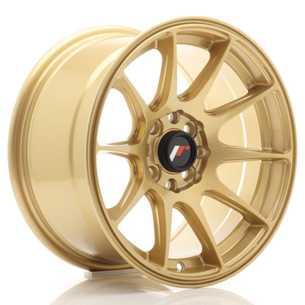 JR Wheels JR11 15x8 ET25 4x100/108 Gold Alloy Wheel