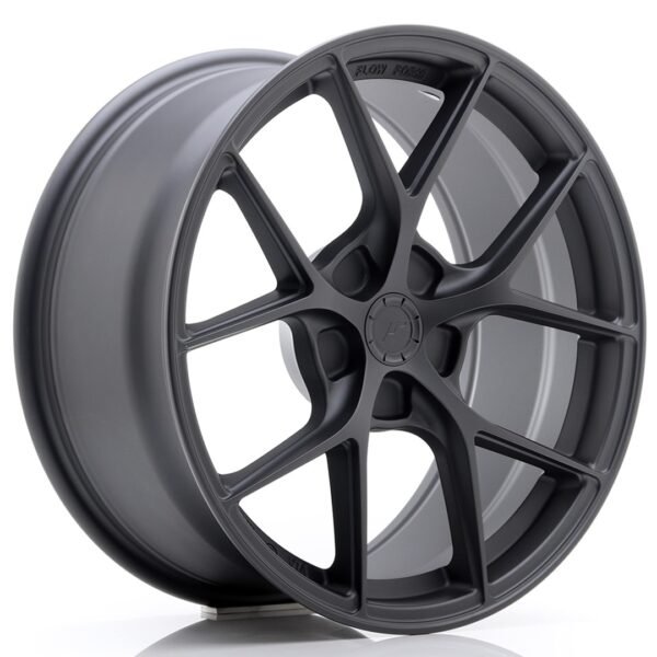 JR Wheels SL01 18x8,5 ET20-42 5H BLANK Matt Gun Metal Alloy Wheel