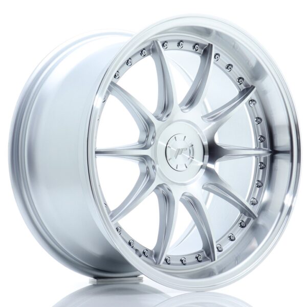 JR Wheels JR41 18x9,5 ET15-35 5H BLANK Silver Machined Face Alloy Wheel