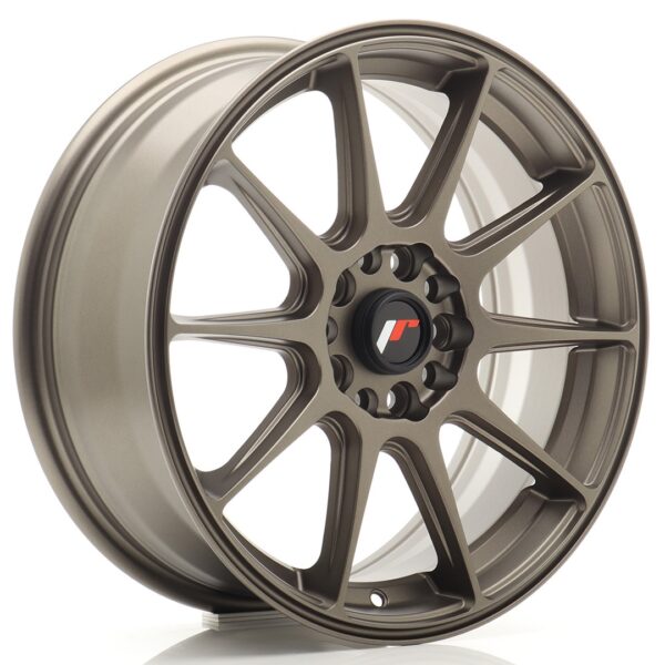 JR Wheels JR11 17x7 ET25 4x100/108 Matt Bronze Alloy Wheel
