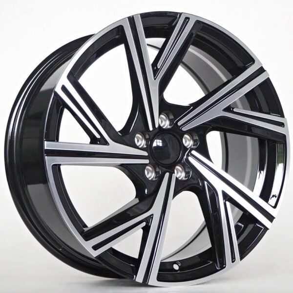 R19x8.0J 5X112 ET45 CB-57.1 Black Face Machined