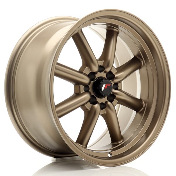 JR Wheels JR19 17x9 ET10 4x100/114 Matt Bronze Alloy Wheel