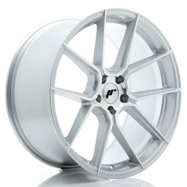 JR Wheels JR30 20x10 ET41 5x120 Silver Machined Face Alloy Wheel