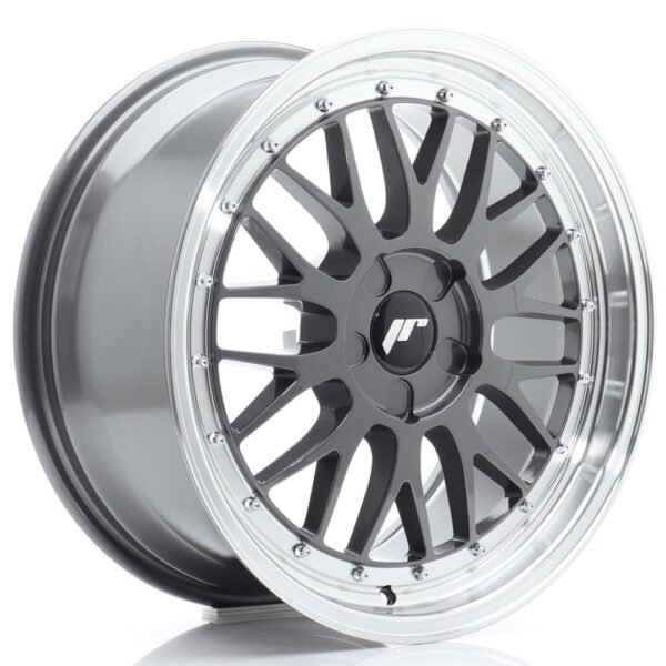 JR Wheels JR23 18x8,5 ET20-48 5H BLANK Hyper Gray w/ Machined Lip Alloy Wheel