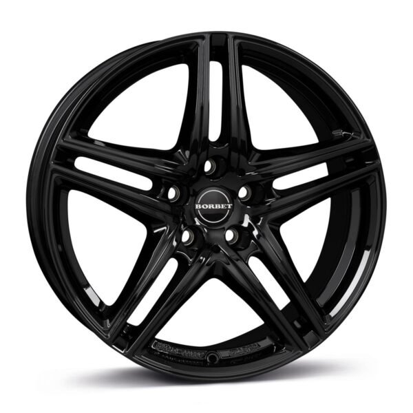 R16x7.5J 5X112 ET40 CB-66.6 black glossy