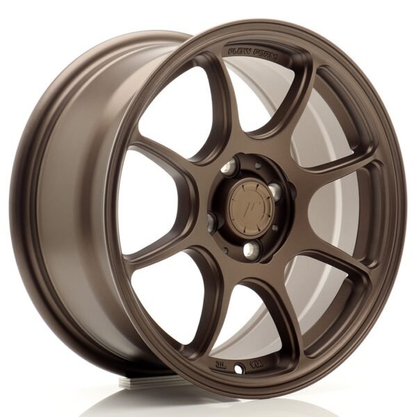 JR Wheels SL04 15x7 ET38 4x100 Matt Bronze Alloy Wheel