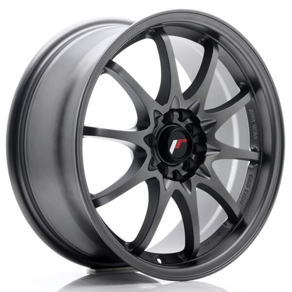 JR Wheels JR5 17x7,5 ET35 5x100/114,3 Matt Gun Metal Alloy Wheel