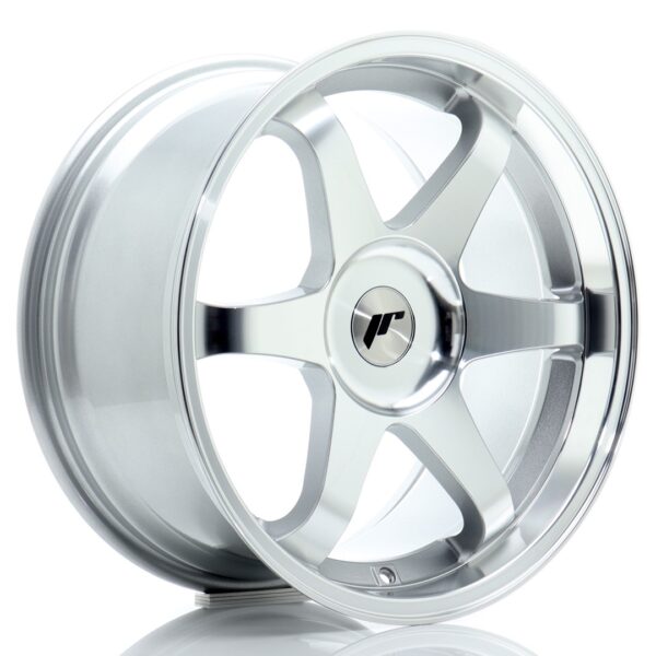 JR Wheels JR3 18x9 ET15-40 BLANK Silver Machined Face Alloy Wheel