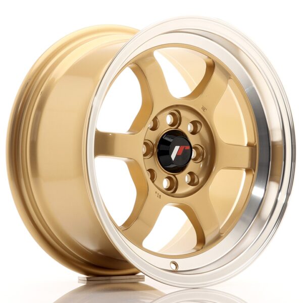 JR Wheels JR12 15x7,5 ET26 4x100/114 Gold Alloy Wheel