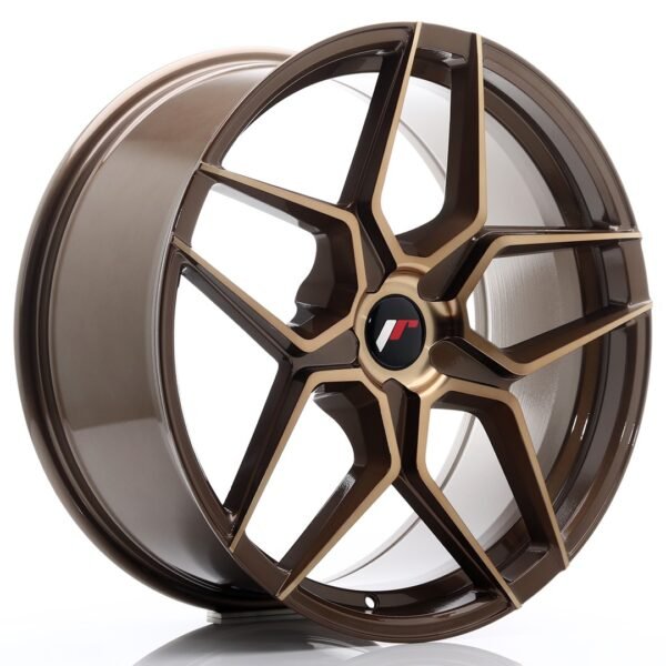 JR Wheels JR34 20x9 ET20-40 5H BLANK Platinum Bronze Alloy Wheel