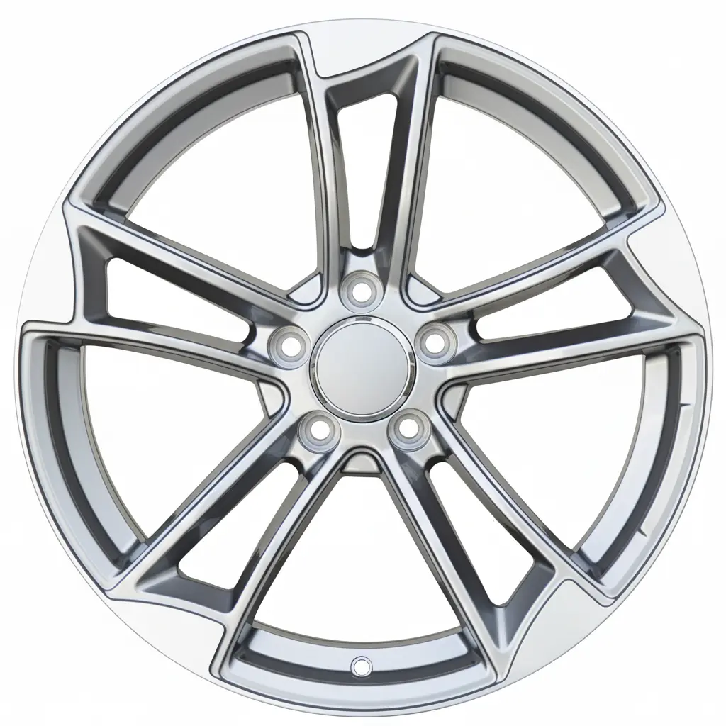 R18x8J 5X112 ET35 CB-66.6 Gray polished (GM)