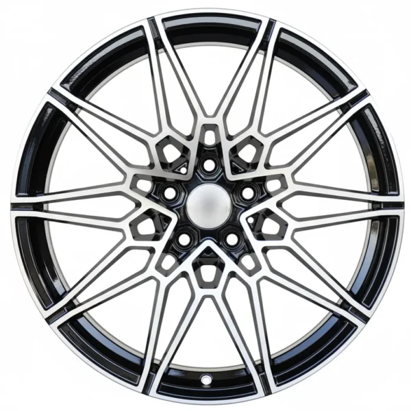 R18x8J 5X112 ET35 CB-66.56 Black polish (BP)