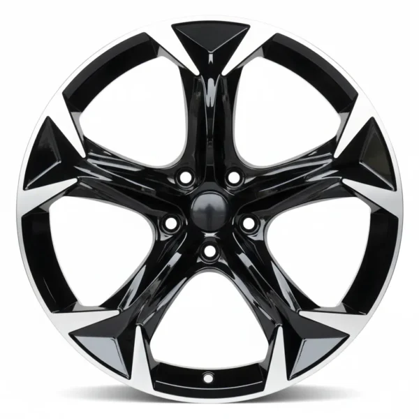 R19x8.5J 5X112 ET40 CB-66.6 Black polished with powder coating