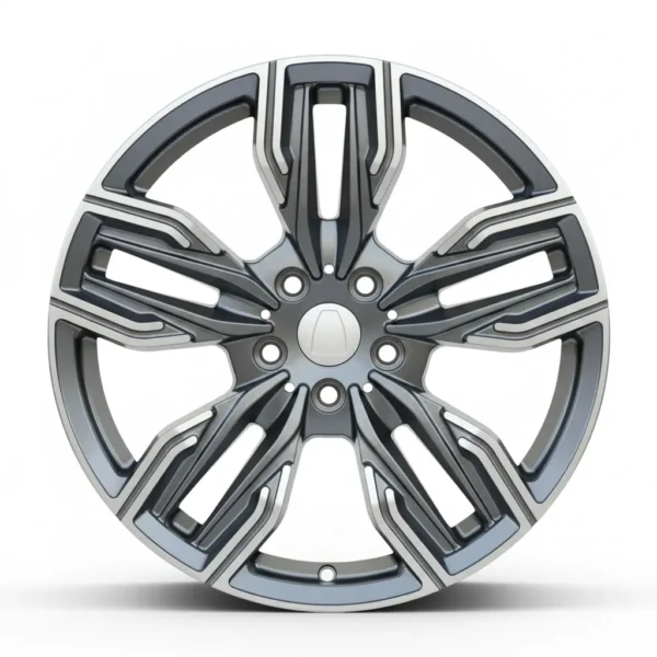 R18x8J 5X112 ET30 CB-66.6 Gray polished (GM)